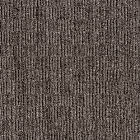 Foss Floors Crochet Peel & Stick Carpet Tiles, 24" x 24", Espresso, Set Of 15 Tiles