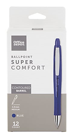 Office Depot Brand Super Comfort Grip Retractable Ballpoint Pen