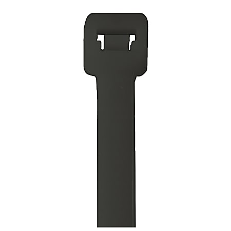 Office Depot® Brand UV Cable Ties, 175 Lb, 30", Black, Case Of 100