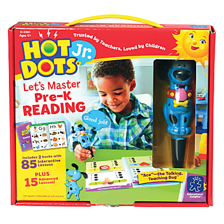 Hot Dots Jr Pre-K Reading Set Interactive Printed Book - Book - Grade Pre-K