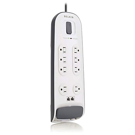 Belkin® 8-Outlet Surge Protector With 6&#x27; Power Cord