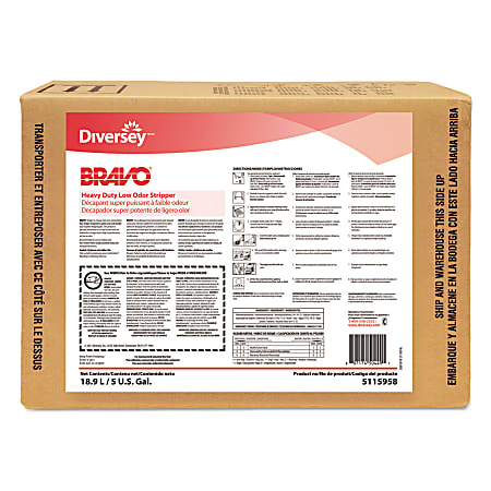 Diversey™ Bravo® Heavy-Duty Low-Odor Stripper, 640 Oz Bottle