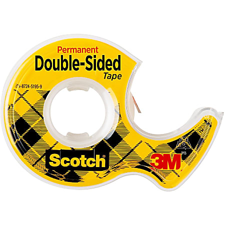 Scotch Scrapbooking Tape Double-Sided-.5 Inch X 300 Inch 8.33 Yards Photo  Safe