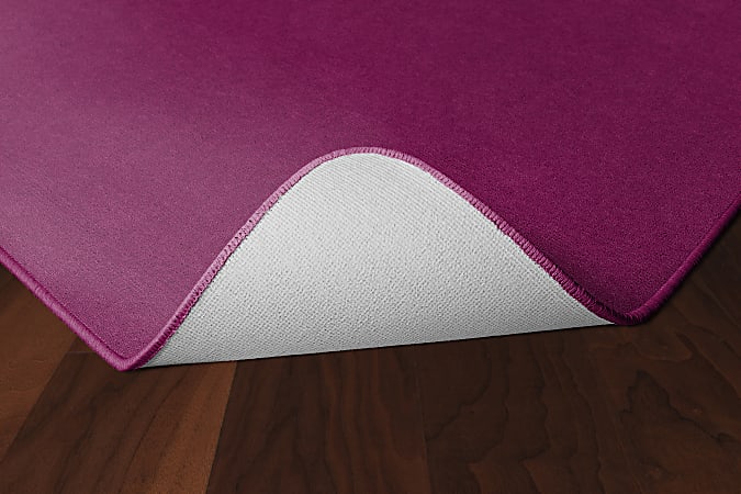 Flagship Carpets Americolors Rug, Rectangle, 6' x 9', Cranberry