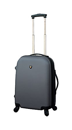 Traveler's Club Barnet 20" Expandable ABS Luggage with 4-Wheel System Carry On, Charcoal