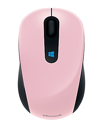 Microsoft Sculpt Wireless Mobile Mouse Light Orchid Pink - Office