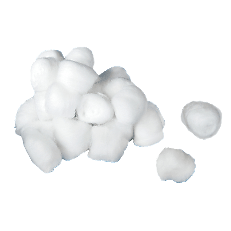 Medline Cotton Balls Nonsterile Large White Box Of 1000 - Office Depot
