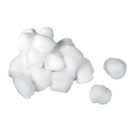 Medline Cotton Balls, Nonsterile, Large, White, Box Of 1,000