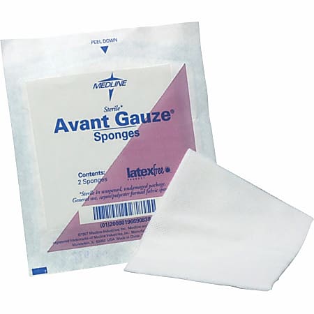 Gauze sponges top