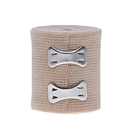 Medline Sure-Wrap Nonsterile Elastic Bandages, 2" x 5 Yd., Tan, Pack Of 20