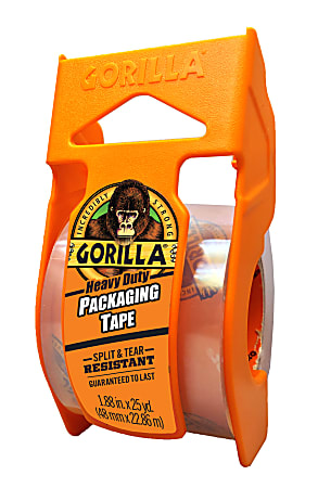 Gorilla Heavy-Duty Packaging Tape, 1.88" x 25 Yd.,