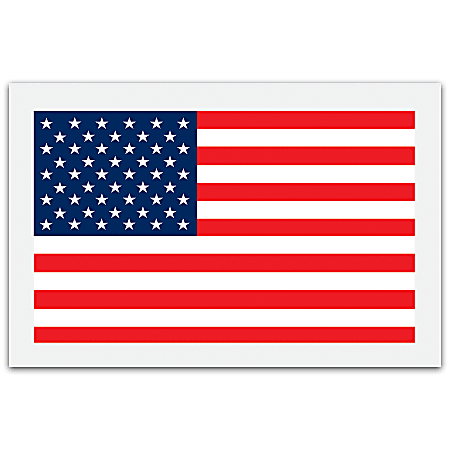 Office Depot® Brand Packing List Envelopes, 5 1/4" x 8", USA Flag, Pack Of 1,000