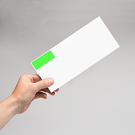 JAM Paper Mailing Address Labels Rectangle 1 x 2 58 Neon Green 30