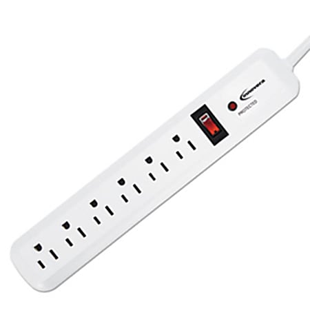 Innovera 6-Outlets Surge Suppressor - 6 - 1080 J - 6 ft - External