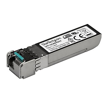 StarTech.com 10GBASE-BX MSA Compliant Downstream SFP+ Module - LC Connector - Fiber SFP+ Transceiver - SFP10GBBXDST