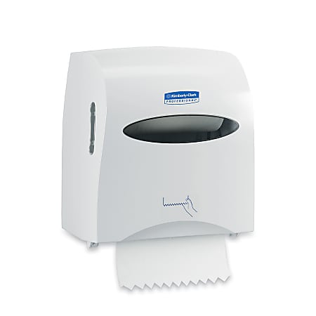 Scott® Slimroll™ Dispenser, 12 1/2"H x 12"W x 7"D, White