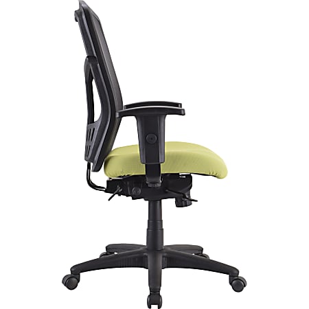 Lorell Removable Mesh Seat Cover - Fabric Seat - Black - Armrest - 1 Each