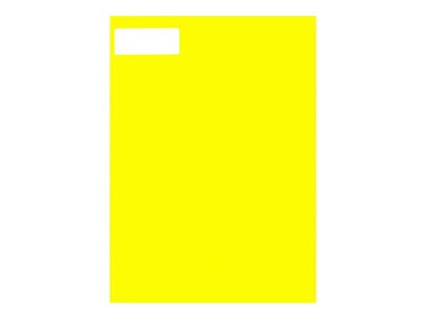 JAM Paper Mailing Address Labels Rectangle 1 x 2 58 Neon Yellow Pack Of