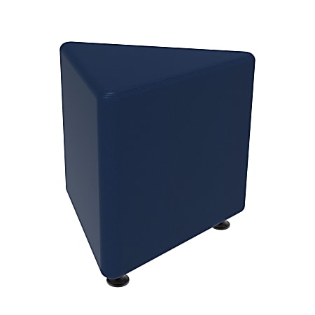 Marco Group Sonik Triangle Ottoman, Indigo Blue