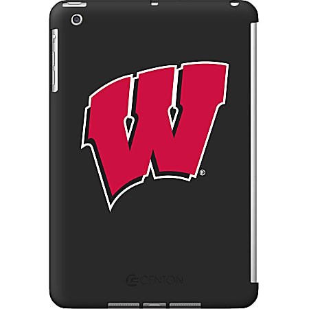 Centon iPad Mini Classic Shell Case UW - Madison - For Apple iPad mini Tablet - University of Wisconsin - Madison Logo - Black