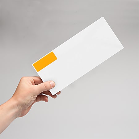 JAM Paper Mailing Address Labels Rectangle 1 x 2 58 Neon Orange Pack of ...