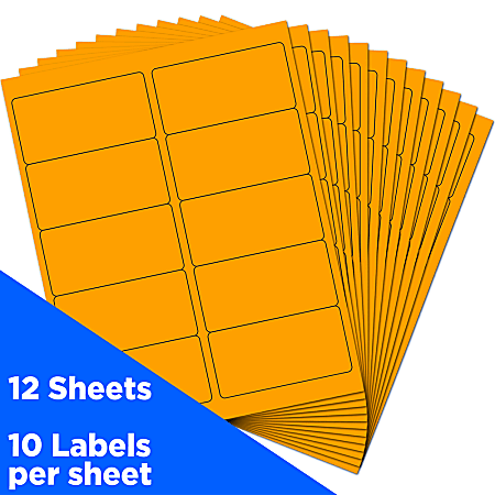 JAM Paper® Rectangular Mailing Address Labels, 2