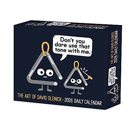 2026 Willow Creek Press Page-A-Day Daily Desk Calendar, 6-1/4" x 5-1/2", The Art of David Olenick, January To December, 54444