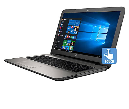 HP 15 af152nr Laptop 15.6 Touchscreen AMD A8 Quad Core 8GB Memory
