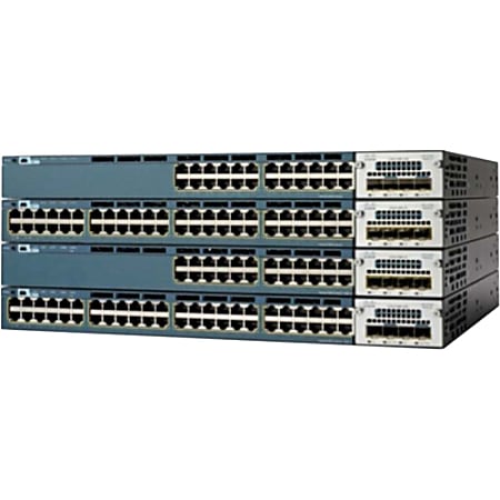 Cisco Catalyst 3560X-24U Ethernet Switch - 24 Ports - Manageable - 10/100/1000Base-T - 2 Layer Supported - PoE Ports - 1U High - Rack-mountable - Lifetime Limited Warranty