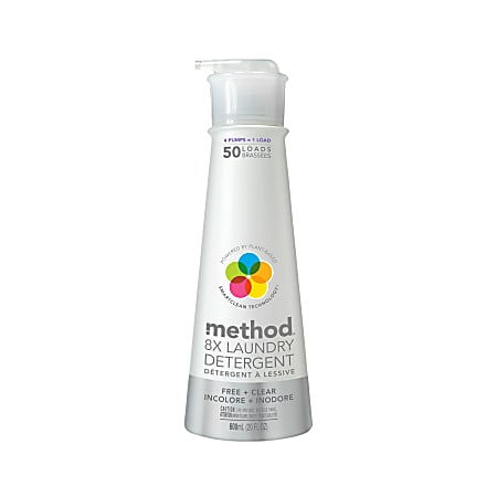 Method™ Laundry Detergent For 50 Loads, Free & Clear Scent, 20 Oz Bottle