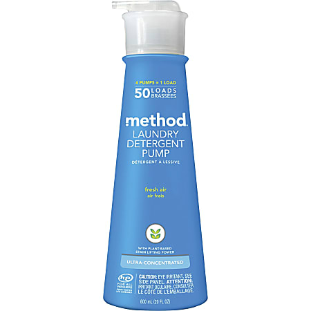 Method™ Laundry Detergent For 50 Loads, Free & Clear Scent, 20 Oz Bottle