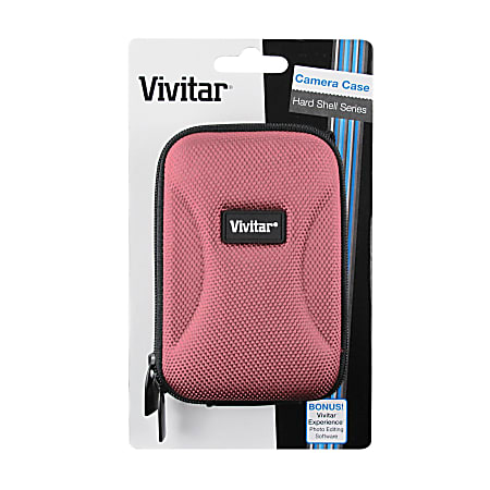 Vivitar® Small Hard Shell Digital Camera Case, Pink