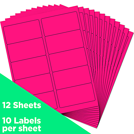 JAM Paper® Rectangular Mailing Address Labels, 354328023, 2