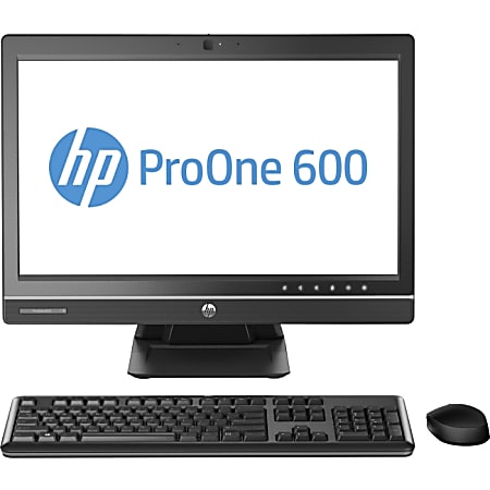 HP Business Desktop ProOne 600 G1 All-in-One Computer - Intel Core i5 i5-4690S 3.20 GHz - 4 GB DDR3 SDRAM - 500 GB HDD - 21.5" 1920 x 1080 - Windows 7 Professional 64-bit (English) - Desktop - Black - TAA Compliant
