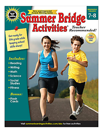 Carson-Dellosa Summer Bridge Activities Workbook, Grades 7-8