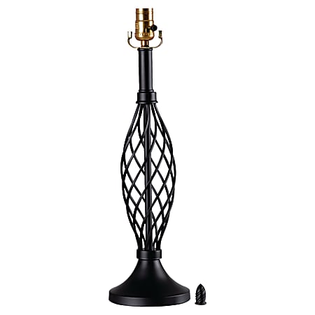 Kenroy Home Raymond Fashion Match Table Lamp Base, 29"H, Graphite Bronze
