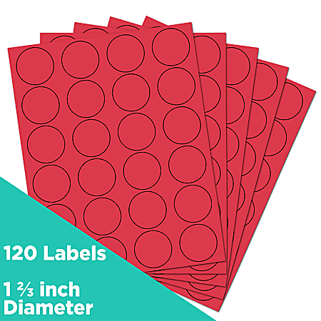 880Pcs/10 Sheet Round Spot Circles Sealing Stiker Paper Labels
