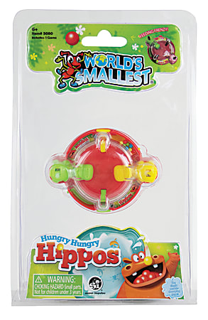 Super Impulse World&rsquo;s Smallest Hungry Hungry Hippos, Multicolor