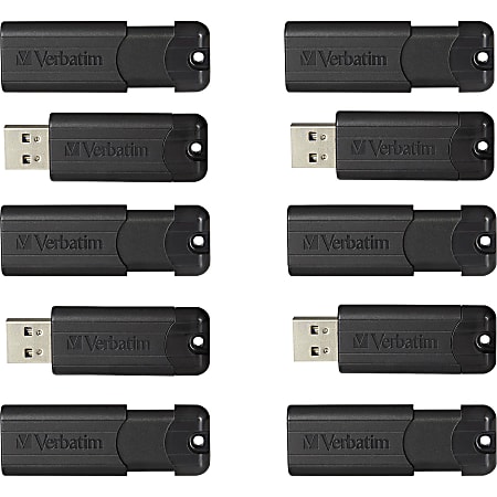 Microban 32GB PinStripe USB 3.2 Flash Drive Business Pack - 32 GB - USB 3.2 (Gen 1) Type A - Black - Lifetime Warranty - 10 / Pack Microban 32GB PinStripe USB 3.2 Flash Drive Business Pack - 32 GB - USB 3.2 (Gen 1) Type A - Black - Lifetime Warranty - 10 / Pack