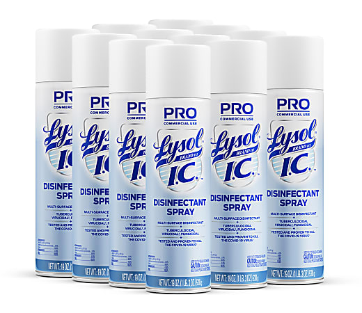 Lysol® I.C. Disinfectant Aerosol Spray, 19 Oz Can,