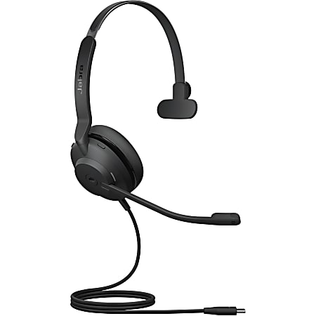 Jabra EVOLVE2 30 - Mono - USB Type C - Wired - 20 Hz - 20 kHz - On-ear - Monaural - Ear-cup - 4.92 ft Cable - MEMS Technology Microphone - Black