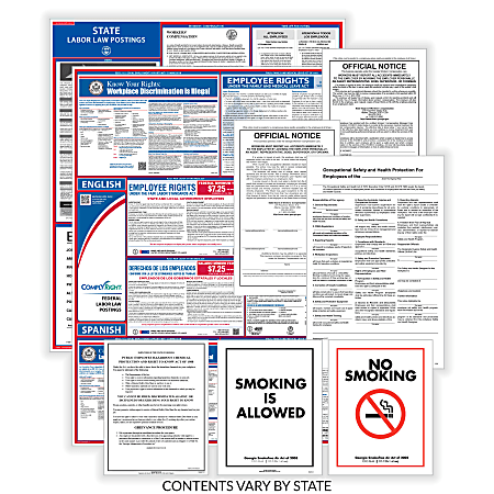 ComplyRight™ Public Sector Federal (Bilingual) And State (English) Poster Set, Pennsylvania