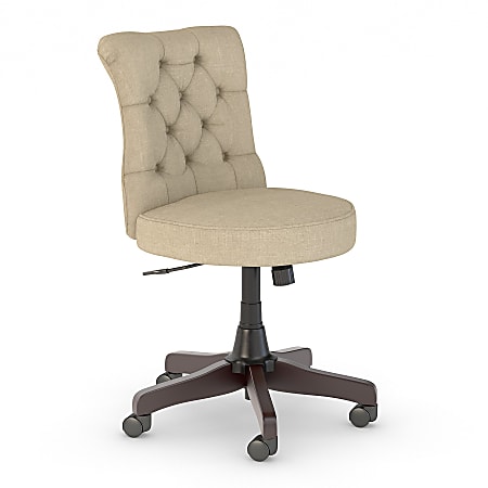 Bush Business Furniture Arden Lane Mid-Back Tufted Office Chair, Tan, Standard Delivery