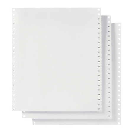 Computer Paper, 1 Part, 18 Lb, 30% Recycled, 9 1/2" x 11", White, Box Of 2,500 Sheets (AbilityOne 7530-01-555-2906)