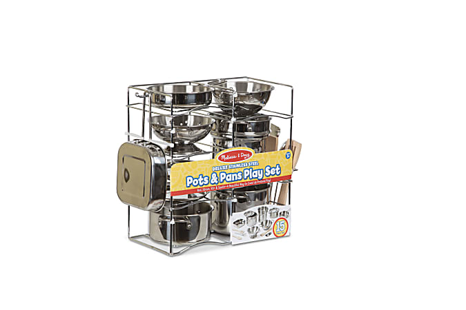 Dreamon Play Kitchen Accessories Toy Set, Pretend Pots And Pans - View #5