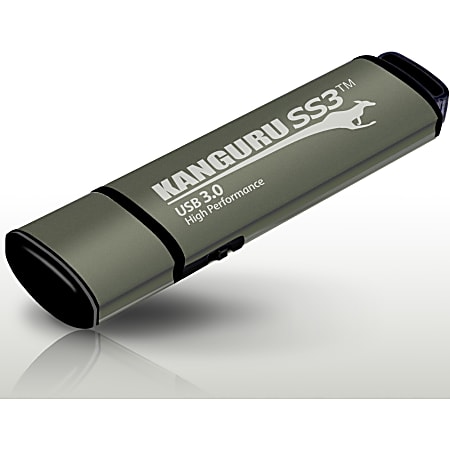 Kanguru SS3 USB 3.0 Flash Drive with Physical Write Protect Switch, 16GB