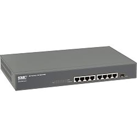 LG-Ericsson EZ Switch SMCGS8P-SMART Ethernet Switch with PoE