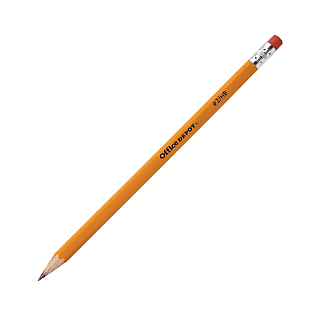 Office Depot Brand Presharpened Pencils 2 Medium Soft Lead Yellow Pack Of  12 - Office Depot