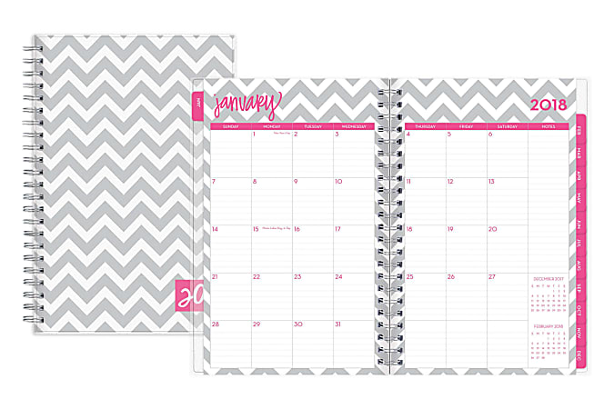 Blue Sky™ Dabney Lee Weekly/Monthly Planner, 5" x 8", 50% Recycled, Ollie, January to December 2018 (102133)