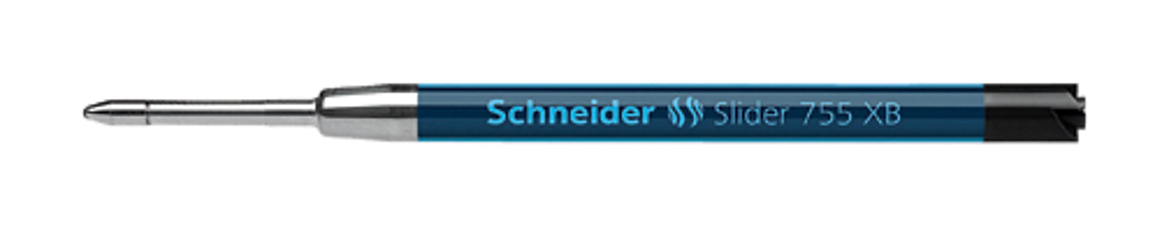 Schneider No. 755 Viscoglide Refill Black Ink, Universal Design for Rave, Pulse Pro and others